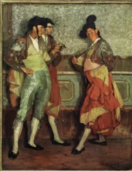 Ignacio Zuloaga / Jonge dorpsstierenvechters, 1906