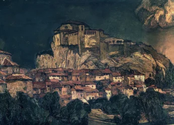 Landschap van Alquézar (detail) – 1916