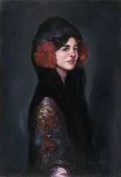 Portret van een Elegante Dame