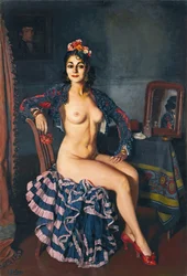 La Bella Oterito in haar kleedkamer, 1936