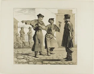 Scènes uit het Russische volksleven