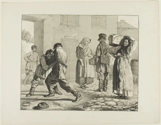 Scènes uit het Russische volksleven