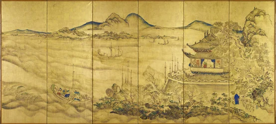 Landschap met toren, c.1750