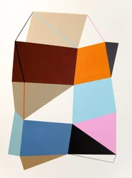 Geometrische kleurblokken