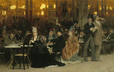 Een Parijs café, 1875