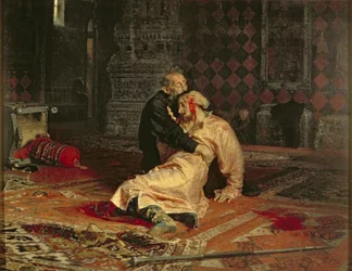 Ivan de Verschrikkelijke en zijn zoon op 16 november