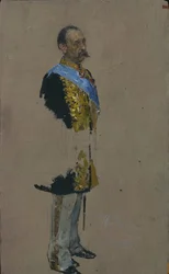 Portret van Graaf Dmitry Andreyevich Tolstoy 1823-1889, 1885