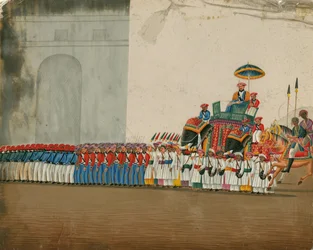 Sultan op een Olifant, c. 1800
