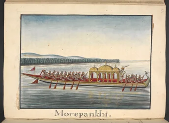 Een pauwenboot