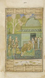 Bahram Gur in het groene paviljoen, c.1690