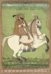 Ruiterportret van sultan Abu
