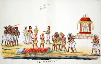 Hindoe Vuurloopceremonie