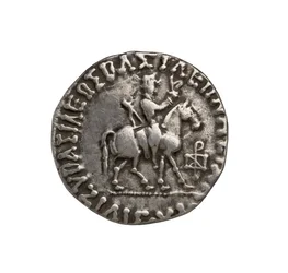 Indo-Scythische munt, 20 v.Chr. (zilver)