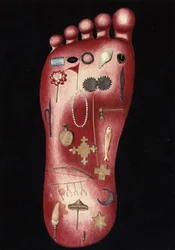 De voet van Rama, uit het Hindoe-epos 