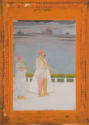 Portret van Mirza Husain Raza Khan, c.1780