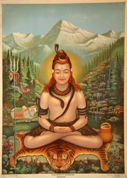 Shiva mediterend