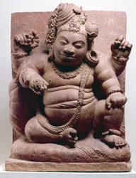 Siva als een Dwerg, Mansar cultuur, 500 AD