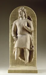Staande jongeling of Maitreya, Gandhara