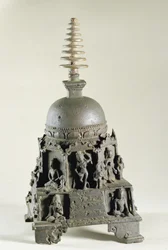 Stupa, Pala, Nalanda, Bihar