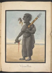 Viradha, een mensenetende demon, ontmoet door Rama