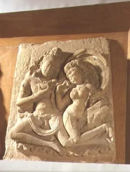 Visvarupa Vishnu in Kosmische Glorie, Shamlaji, Gujarat