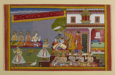 Viṣṇu weigert om tegen Rāvaṇa te vechten vanwege zijn gunst, maar moedigt de goden aan om tegen hem te vechten.