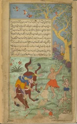 Angada verslaat de demon Narantaka