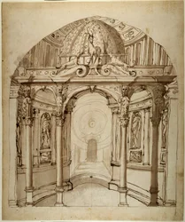 Interieur van het paleis, c.1611