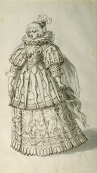 Masquer, ca. 1638