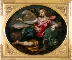 Roem, werk van Ippolito Scarsella, ook bekend als lo Scarsellino, bewaard in de Galleria Estense in Modena