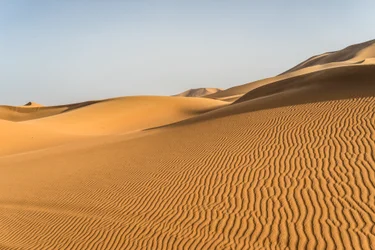 Zandduinen in de Erg Chebbi in het zuidoosten van Marokko, 2014