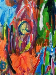 Levendige abstracte beweging