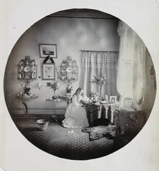 Interieur van Muckross House, ca. 1865
