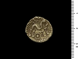 Munt uit de Henley Hoard, ca. 50 v.Chr. (goud)