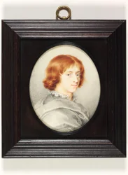 Een jonge heer traditioneel geïdentificeerd als Isaac Oliver de Jongere, de zoon van de schilder (aquarel op perkament)