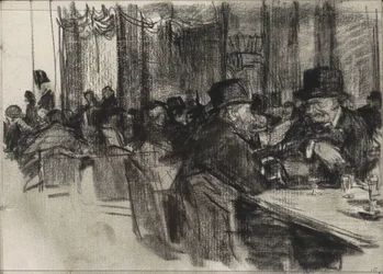 Figuren in een etablissement