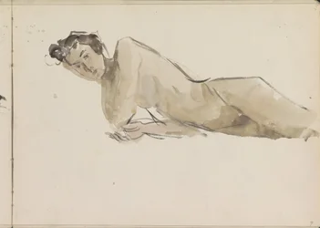 Staande vrouwelijke naakt