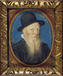 Oudere man met een zwarte hoed, 1588