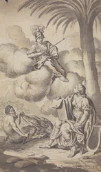 Town and Country Magazine - Frontispice voor Vol. IV, 1772
