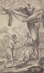 Ongeïdentificeerd tijdschrift / toneelstuk illustratie