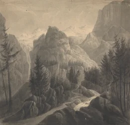 Begin van de passage naar de Gemmi vanaf de Berner kant