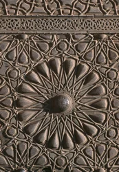Deur van de madrasa van Sultan al-Zahir Barquq, detail