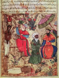 Fol.100 De sultan die gerechtigheid toont, uit 
