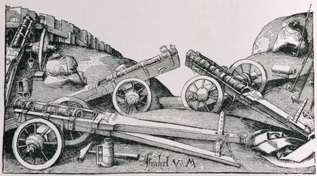 Kanonnen uit de tijd van Cortes, uit 