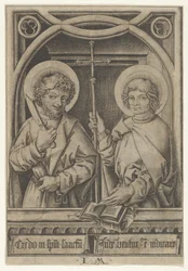 St. Bartholomeus en St. Philip, uit De Apostelen
