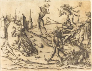 De steniging van Sint Stefanus, c. 1470