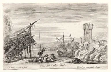 Zeehavens: Uitzicht op de Italiaanse kust