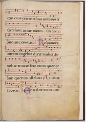Blad 4 van een antifonale fragment