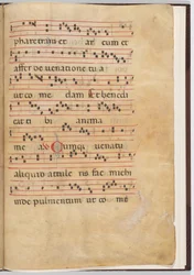 Blad 8 uit een Antifonale Fragment