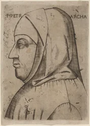Portret van Petrarca